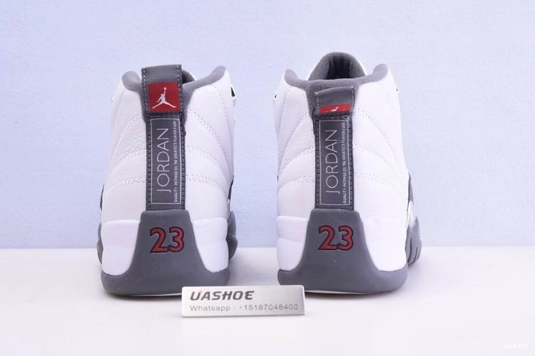 Reps 12 White (GS)  Jordan 153265-160 Retro Grey Dark 0509
